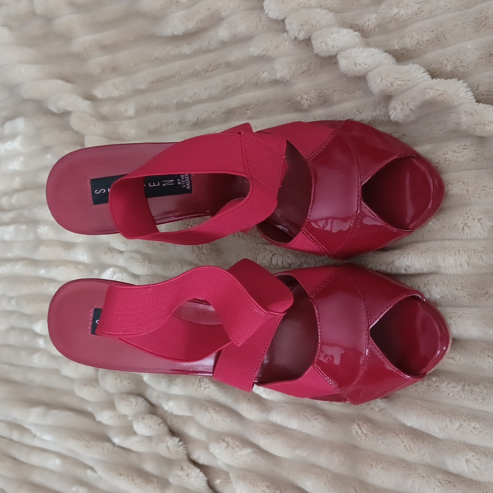 Red Steve madden heels